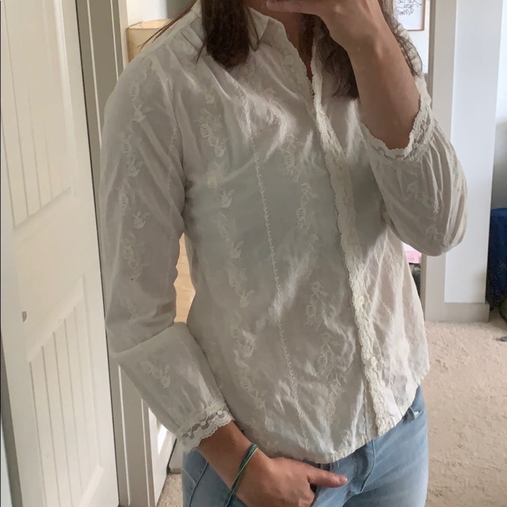 Anthropologie Button Up